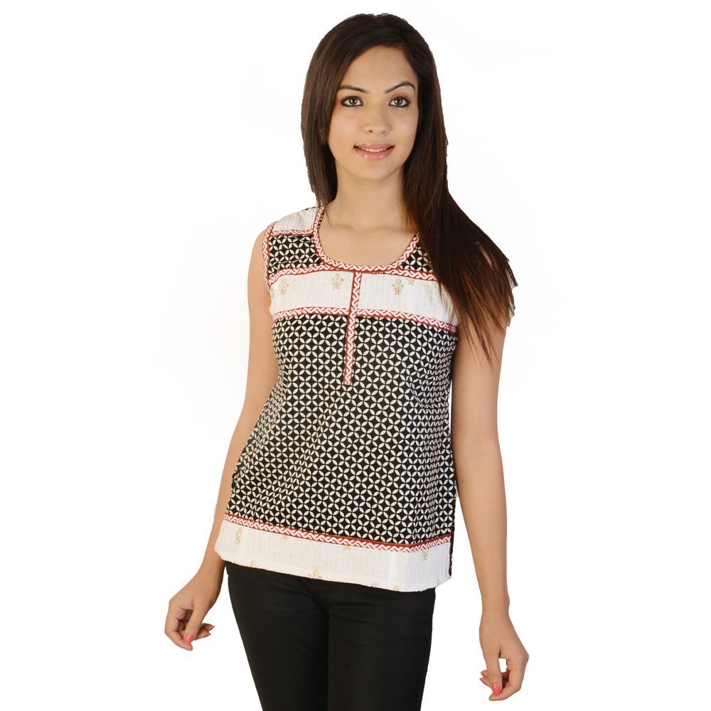 Buy Exclusive Jaipuri Design 4 Cotton Kurtis Combo Set 37338 Online