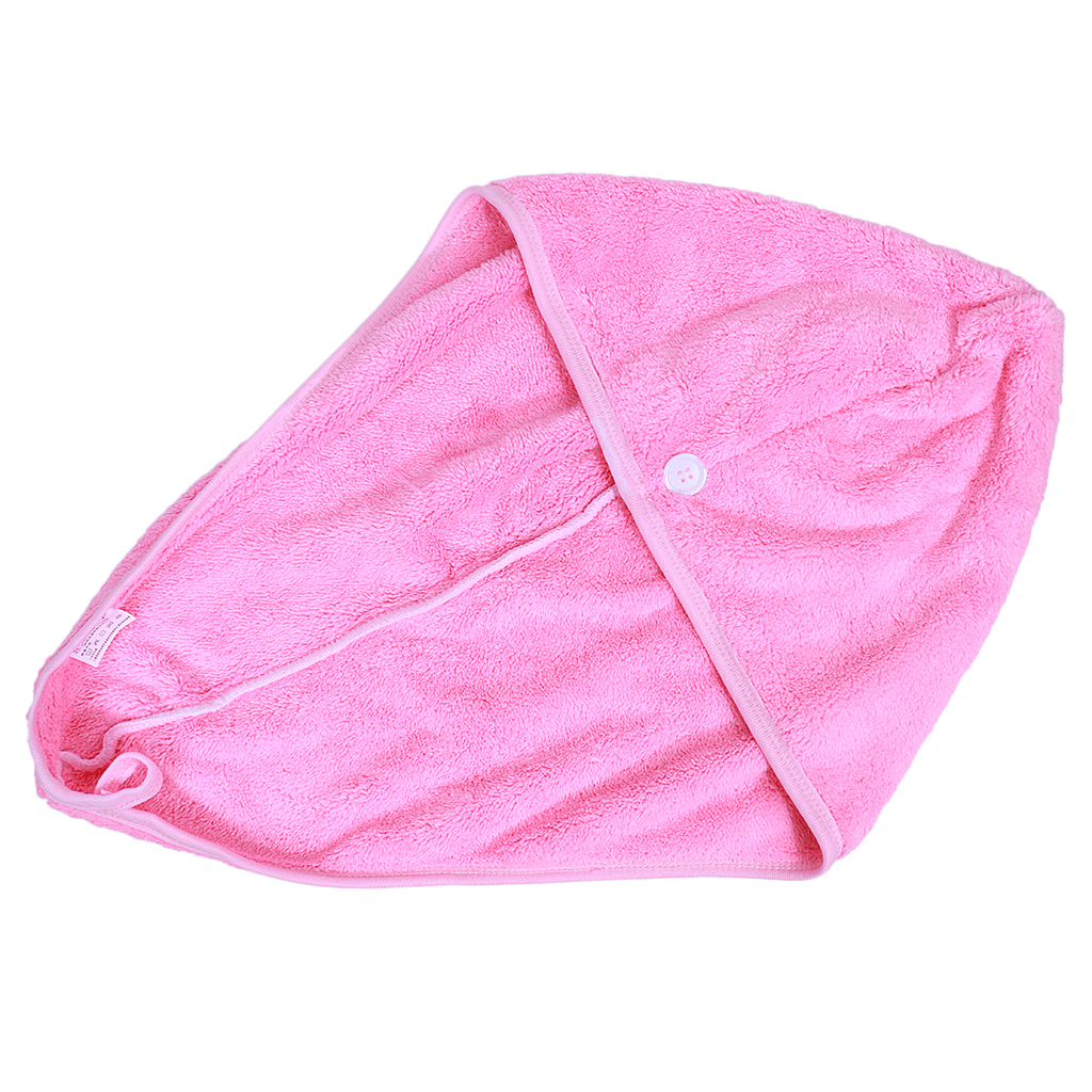 Buy Magideal Satin Soft Hair Drying Towel Wrap Turbie turban head Hat ...