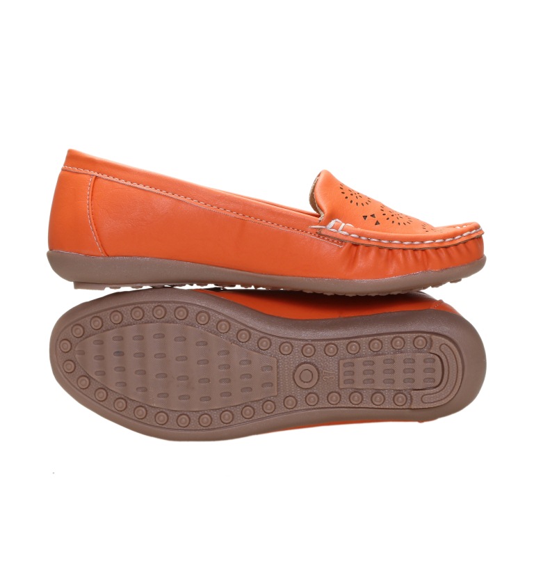 Buy CatBird Women's Orange Loafers Online ₹999 from ShopClues