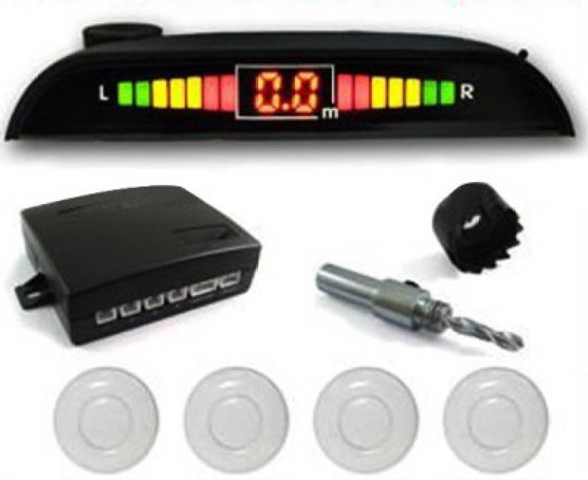 Buy Royal Reverse Car Parking Sensor Led Display silver Maruti Suzuki