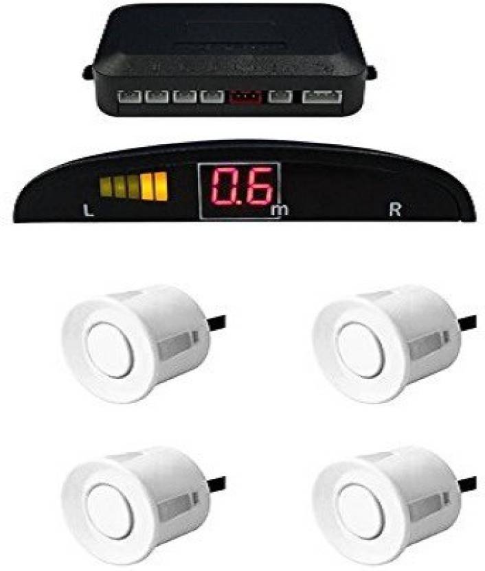 Buy Royal Reverse Car Parking Sensor Led Display White Maruti Suzuki