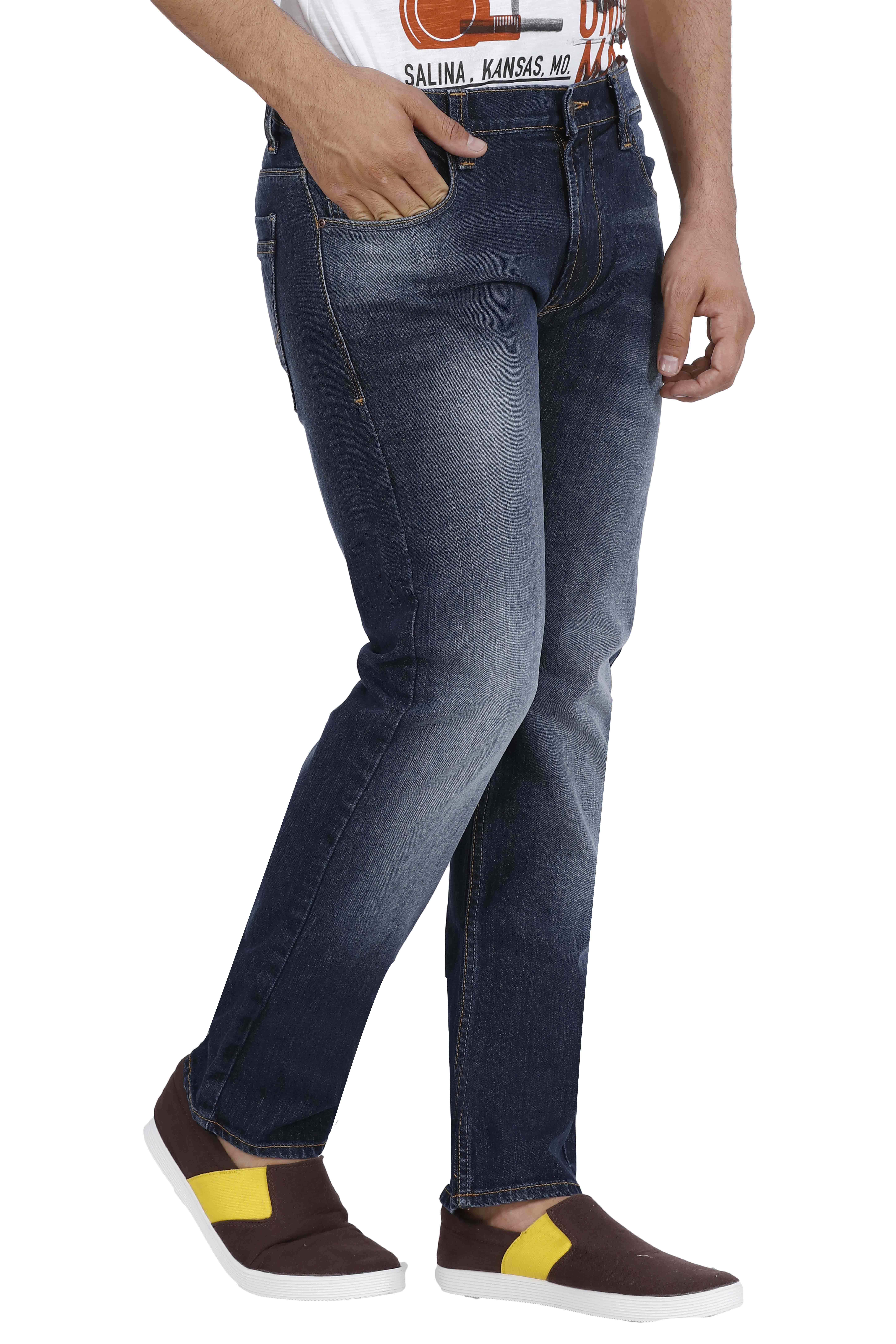 Buy Lee Blue Slim Fit Jeans For Men Online @ ₹1739 from ShopClues