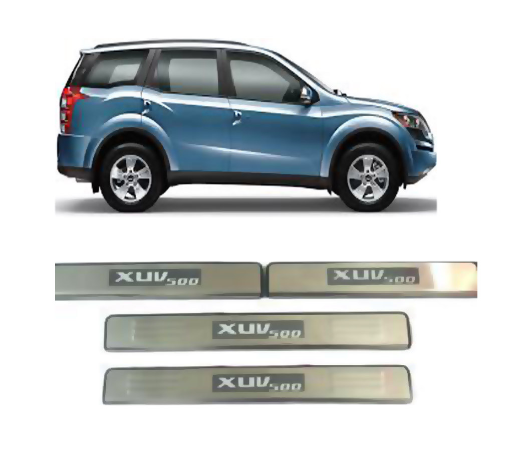 Shop Stainless Steel Footstep Scuff Plates Mahindra Xuv500 Online