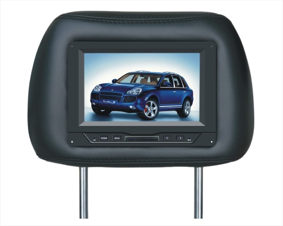7" inch Headrest TFT LCD Monitor Pair