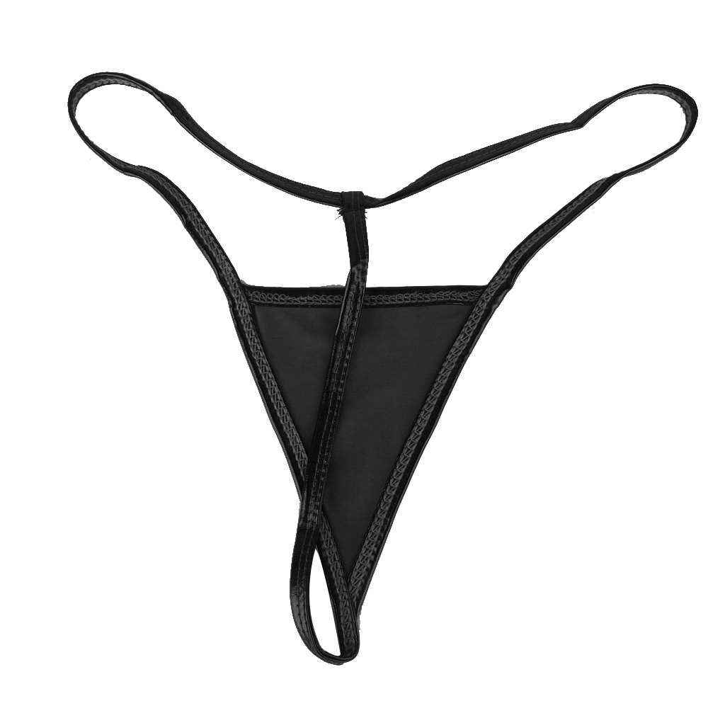 Imported Women Sexy V-string Briefs Panties Thongs Lingerie Underwear Black