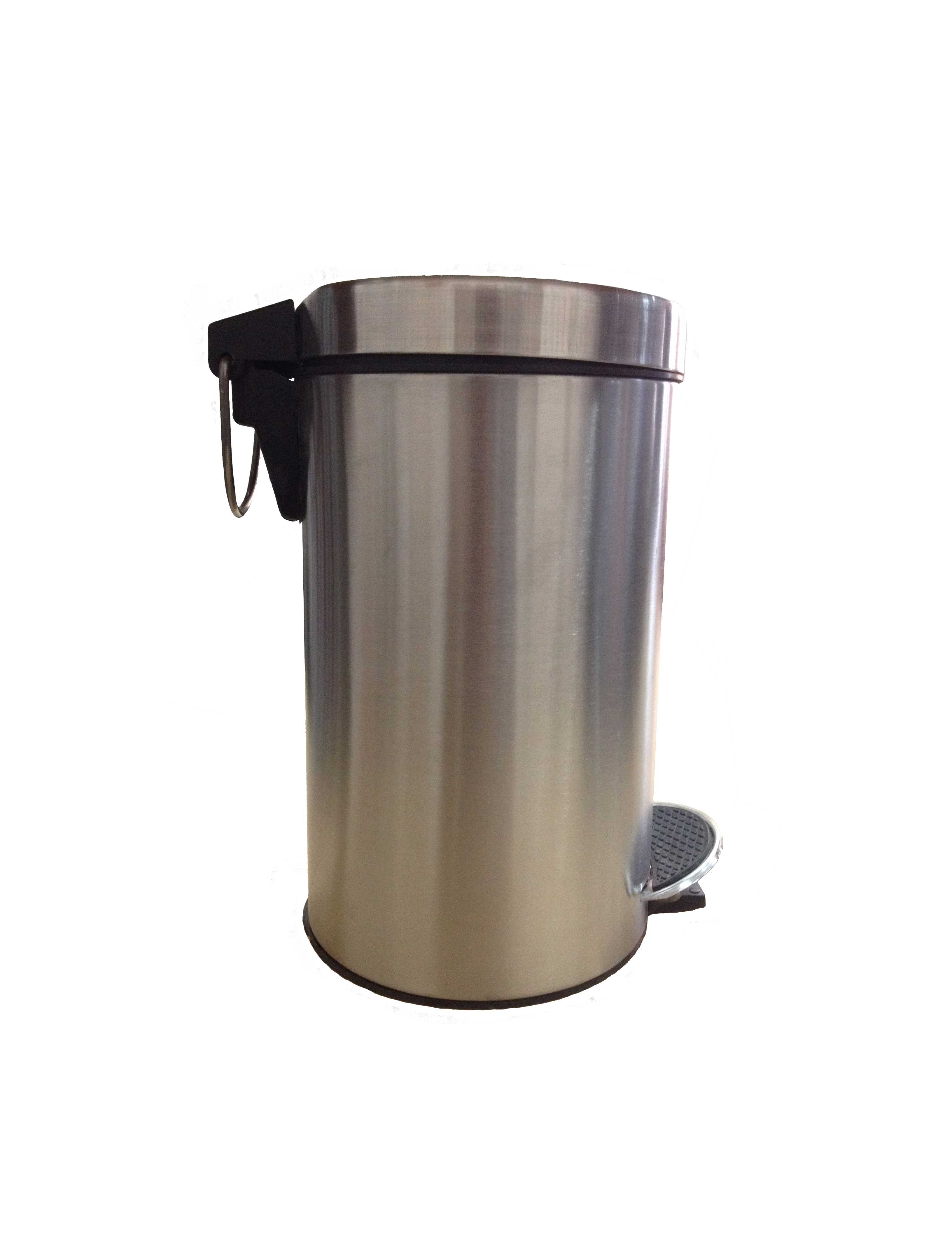 Buy HMSTEELS Stainless Steel Pedal Dustbin Plain 3 Ltr(17.5cm28cm) With ...