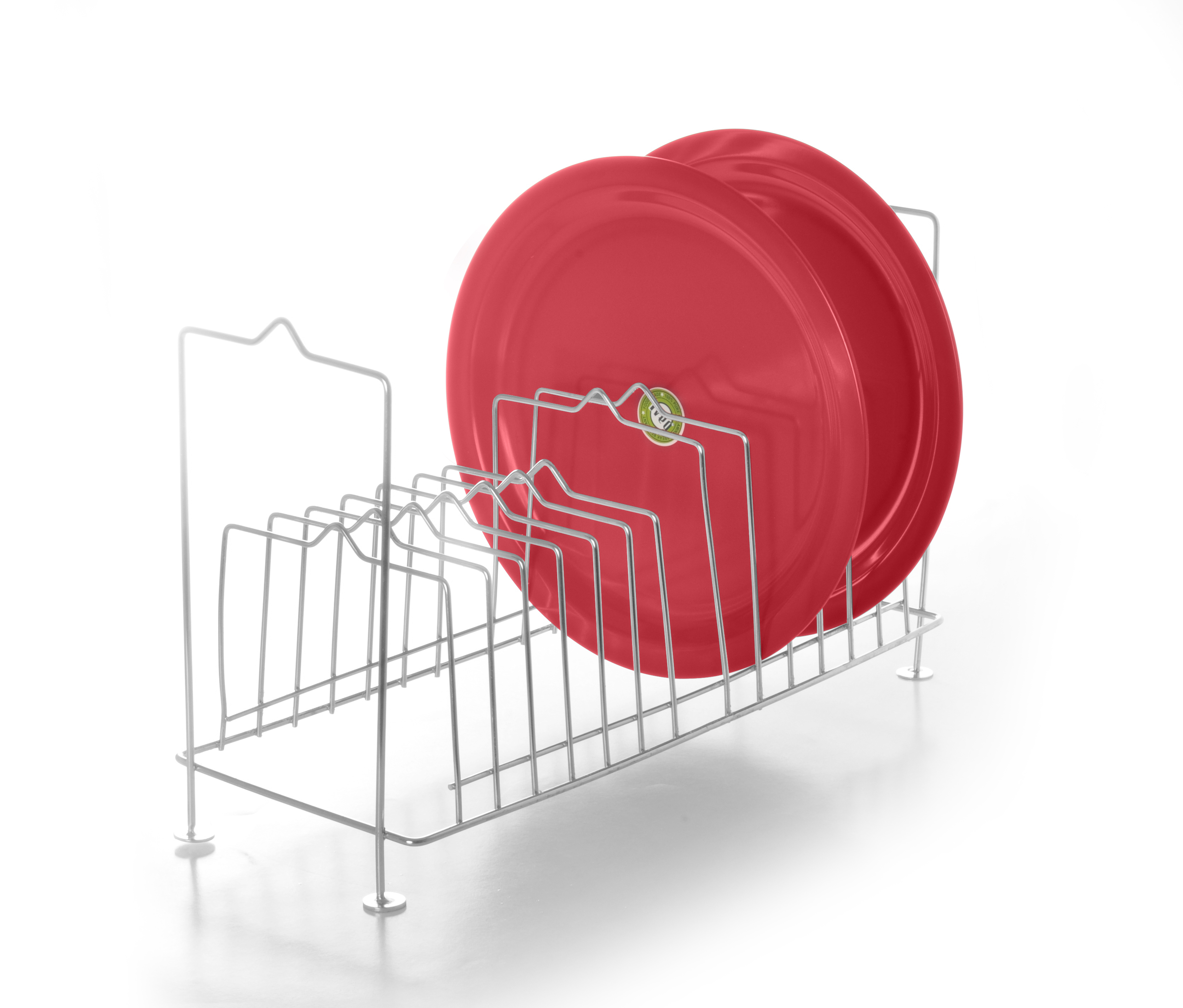 Buy HMSTEELS Stainless Steel Plate Stand for 6 small and 6 big plate