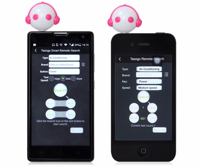 Buy Unique Practical Cellphone Infrared Remote Control for iPhone ...