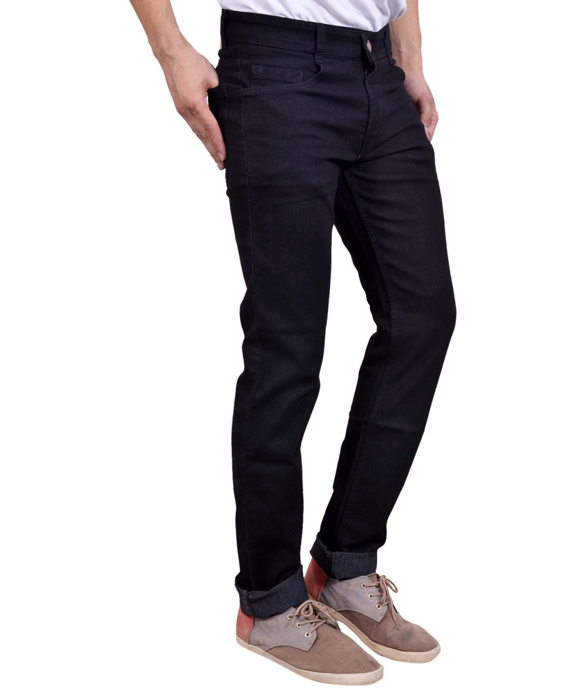Buy Masterly Weft Men's Pack Of 3 Regular Fit Multicolor Jeans Online ...