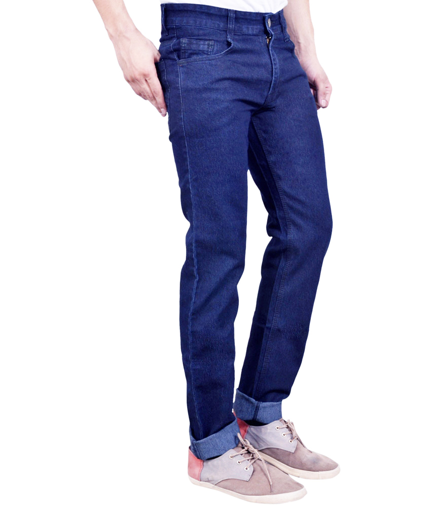 Buy Masterly Weft Men's Pack Of 3 Regular Fit Multicolor Jeans Online ...