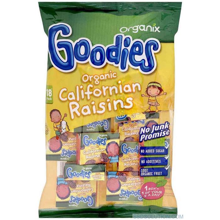 Buy Organix Goodies Organic Californian Raisins - 250G Online @ ₹650 ...