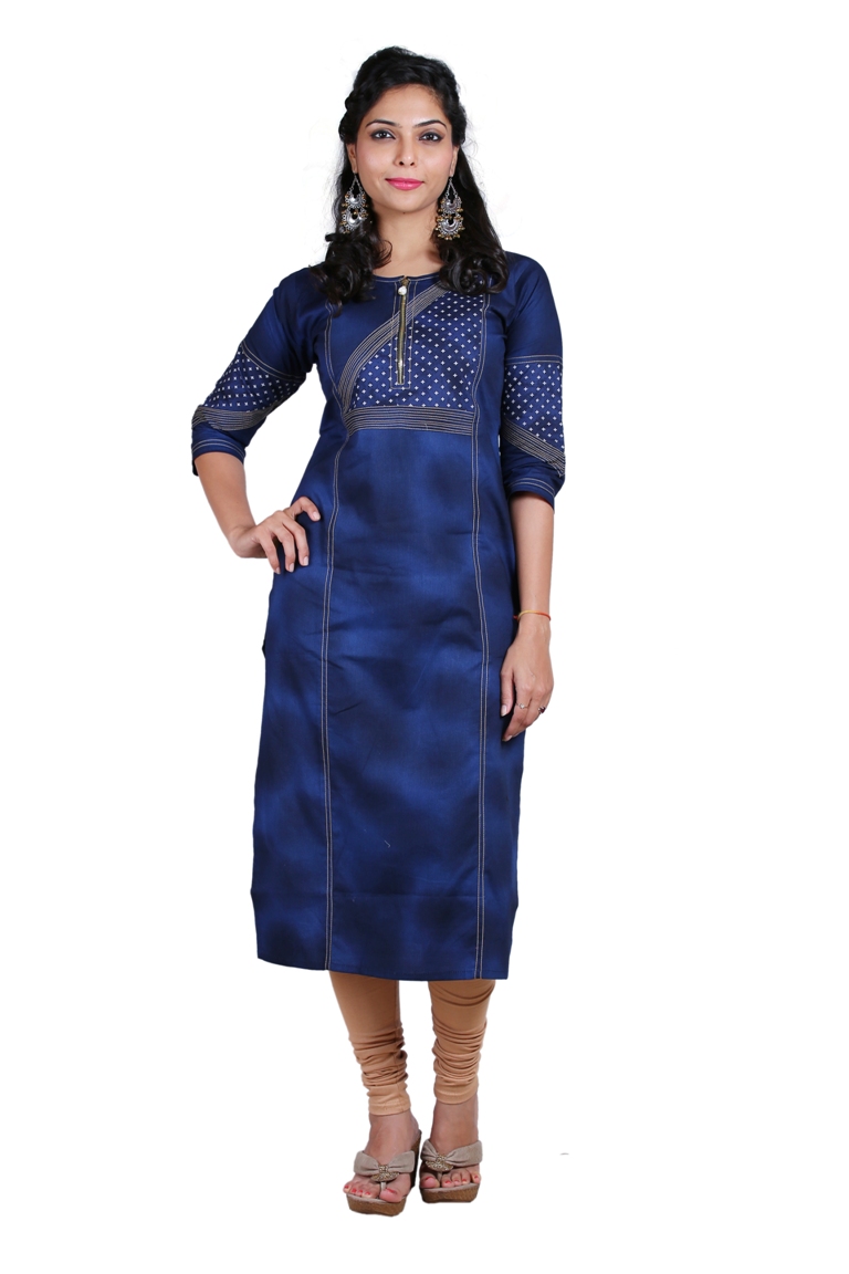 kurti with front zip