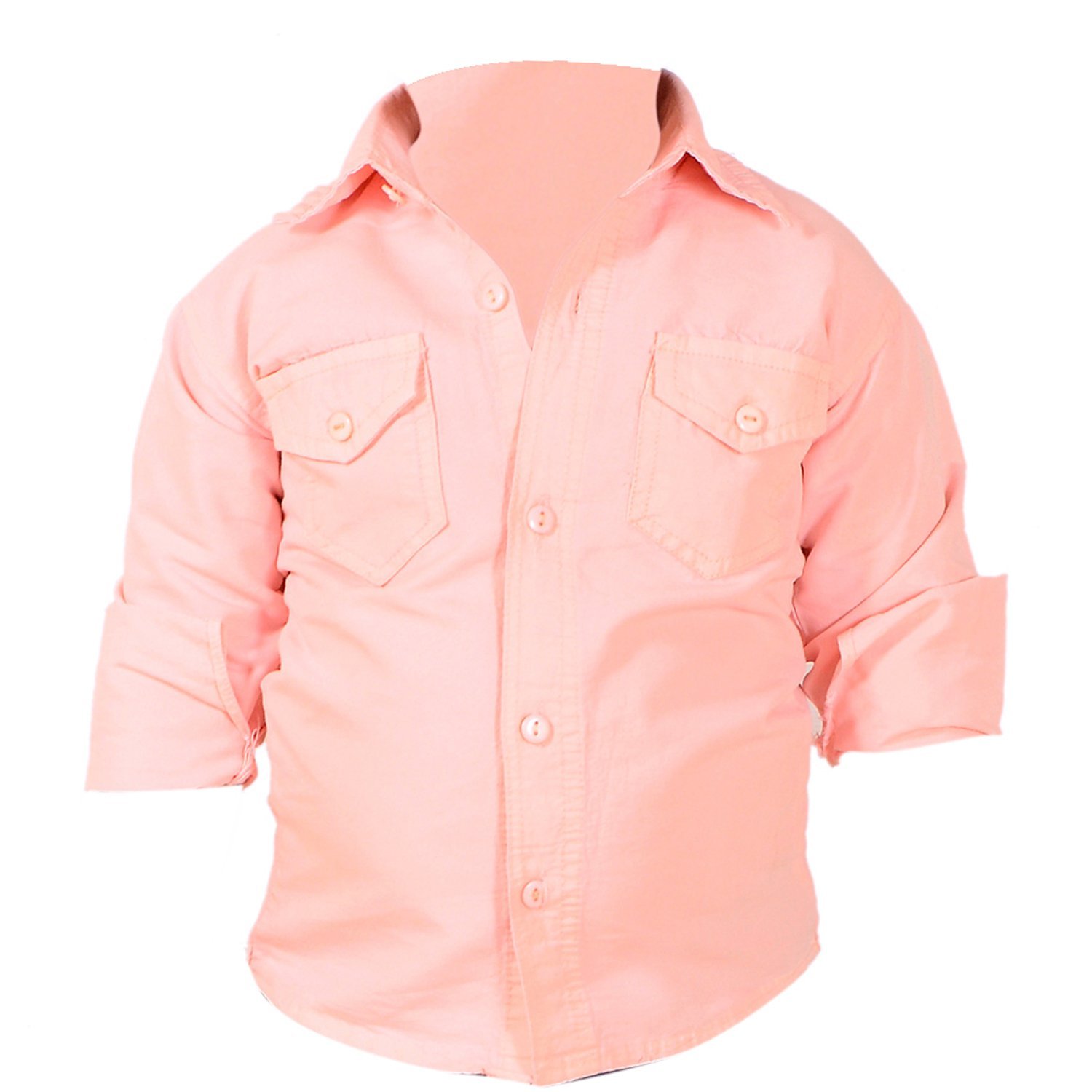 New Dress Shirt For Baby Boy In Pink Color Cotton Stuff main image 1