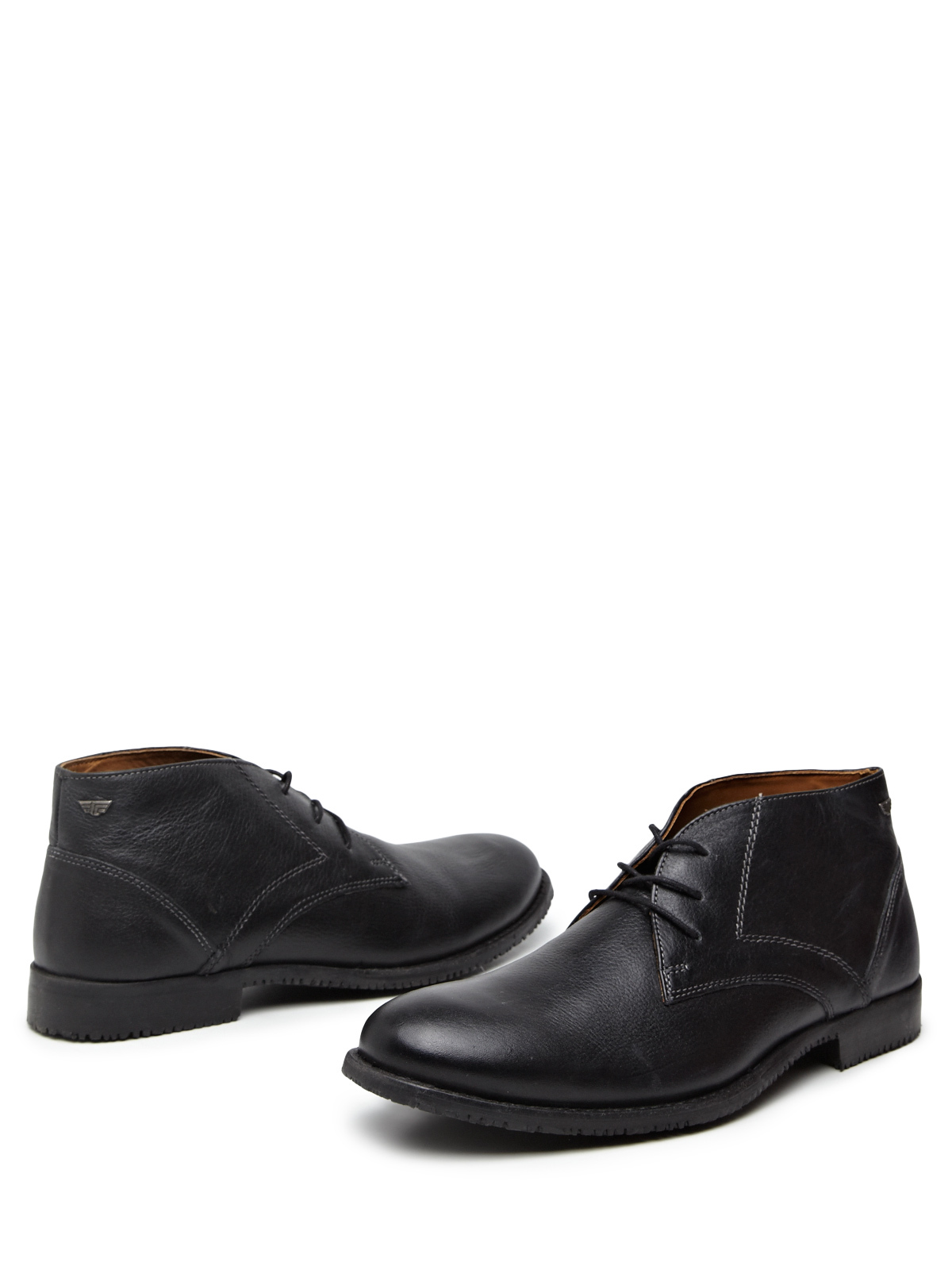 Redtape Formal Textured Lace Up Shoes (Black)