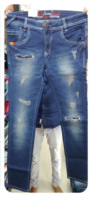 High Star Men's Regular Fit Blue Jeans