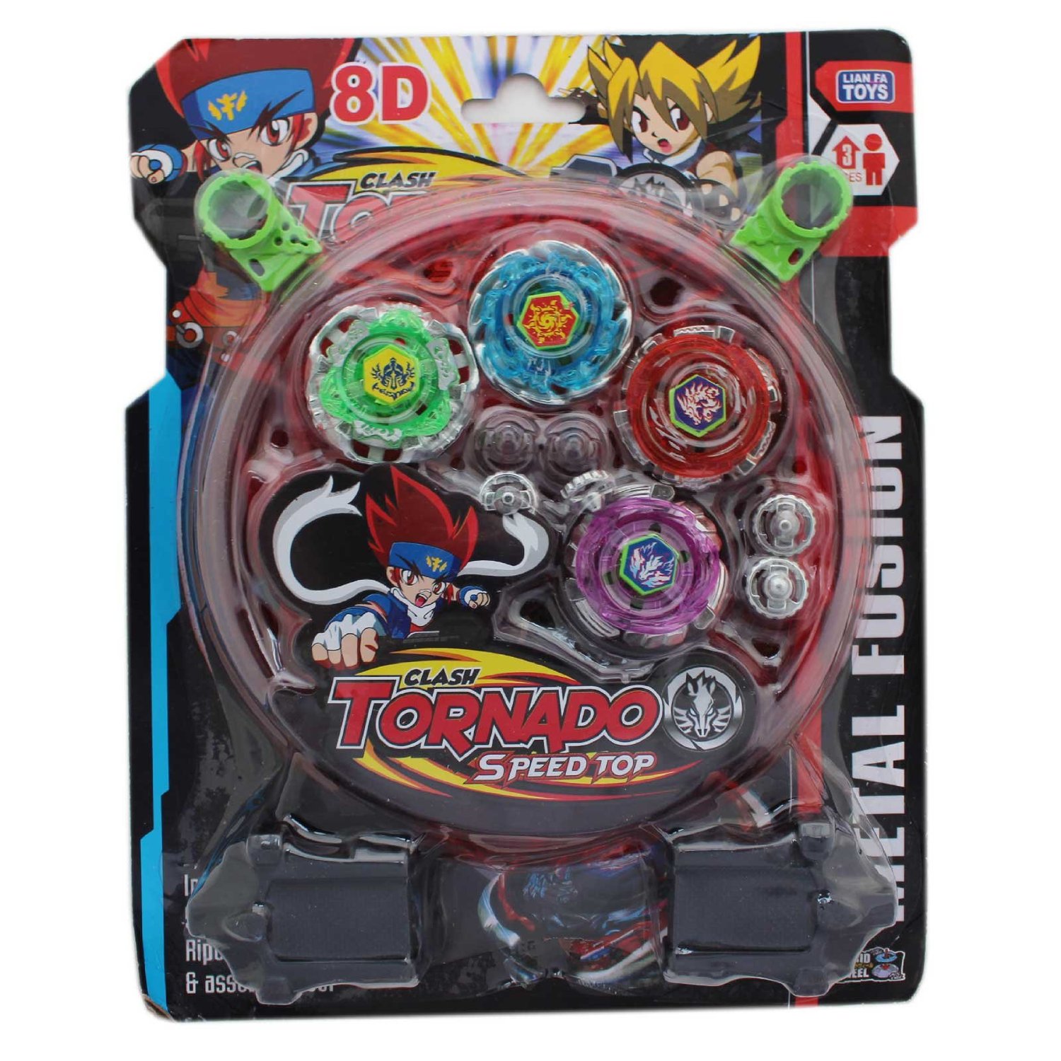 Buy BEYBLADE 4 WITH 2 LAUNCHER Online @ ₹340 from ShopClues