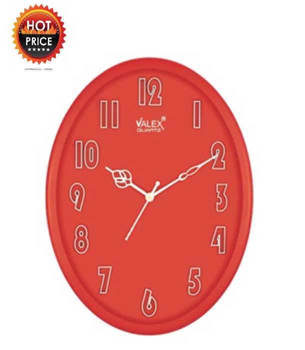 Buy Red White Color Wall Clock / Watch ,Gifts,Descent for Home and