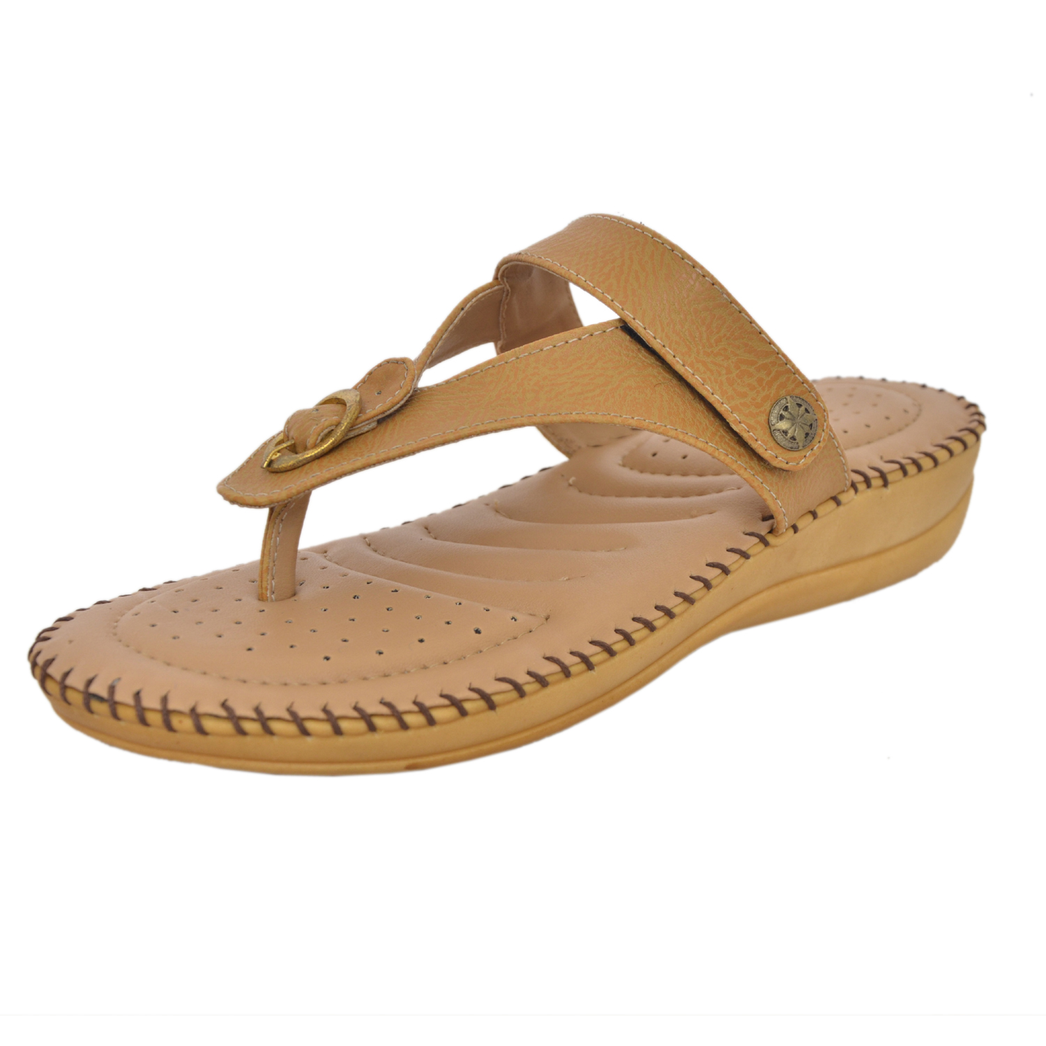 Buy Athlego Women's Brown Flip Flops Online ₹749 from ShopClues
