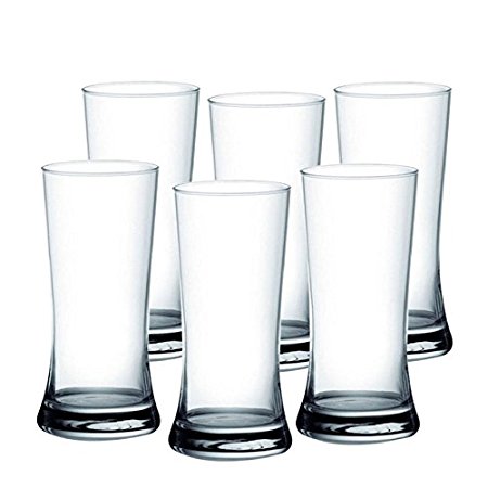 Buy Ocean Tango Rock Long Drink Glass Set, 315Ml, Set Of 6, Transparent ...