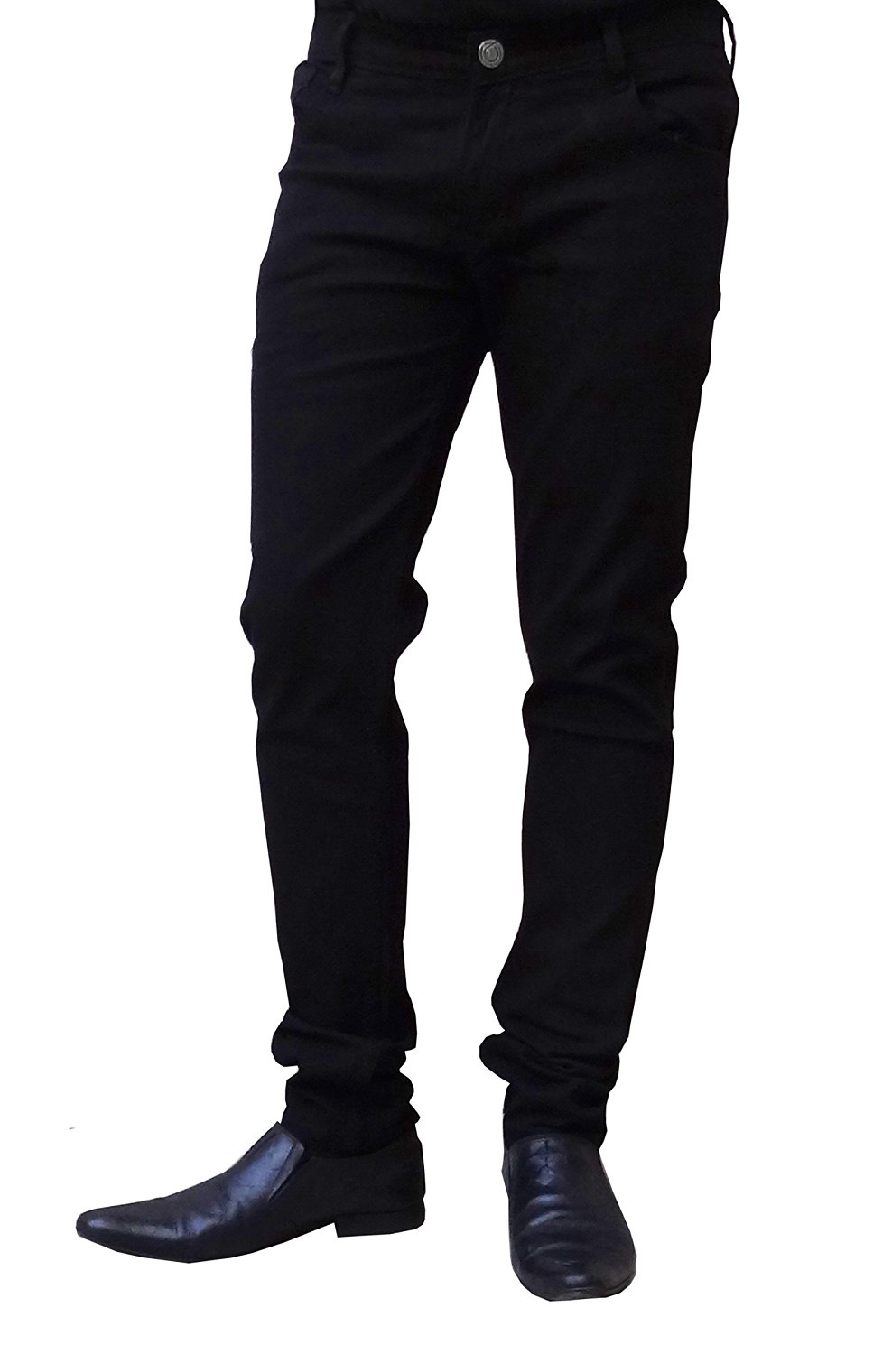 Buy Mens Fahion Slim Fit Black Jeans Online @ ₹1050 from ShopClues