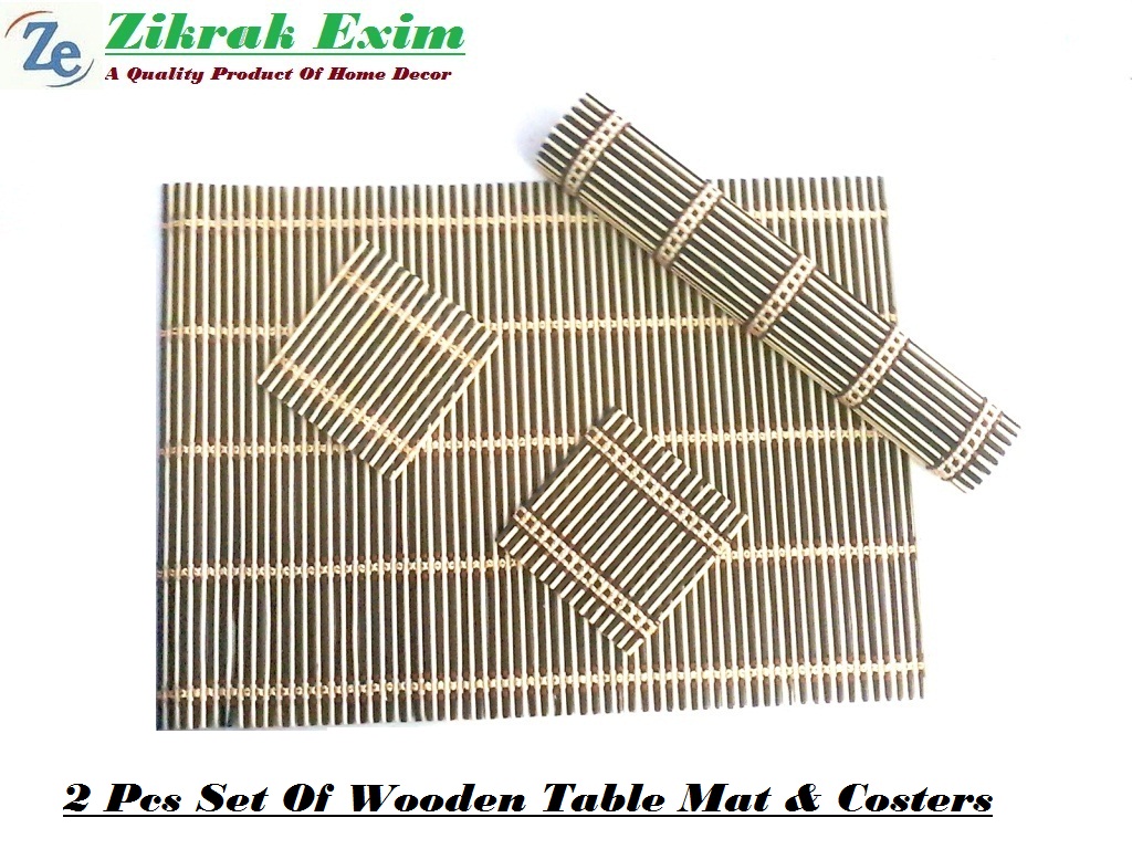 stick woven table mats and coasters