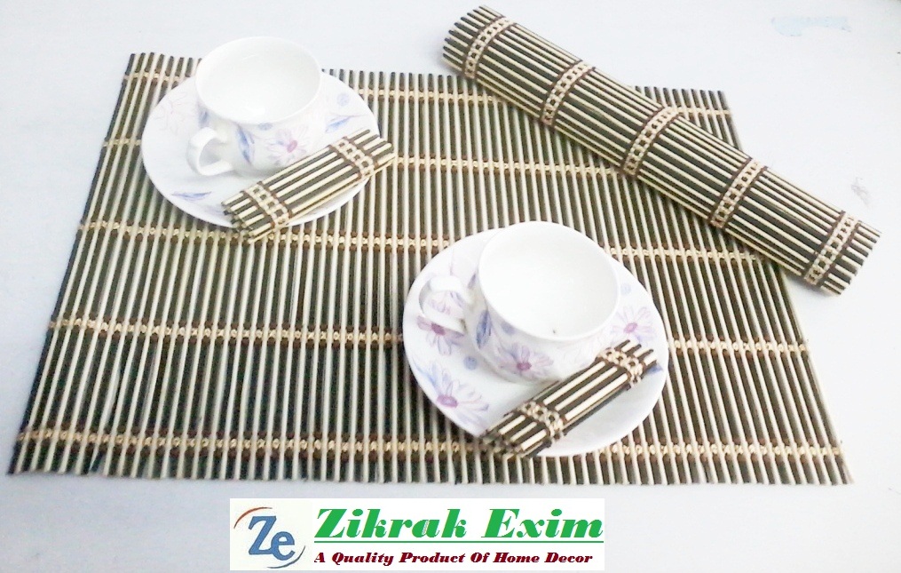 stick woven table mats and coasters