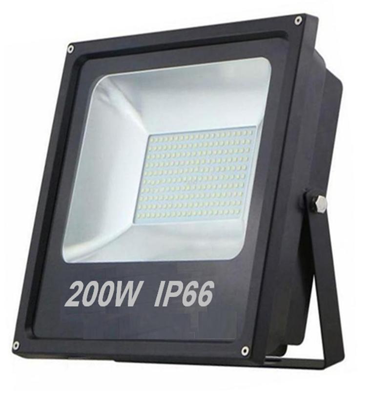 Buy 200 Watt SMD LED Slim Flood Light Pure White Waterproof AC Indoor