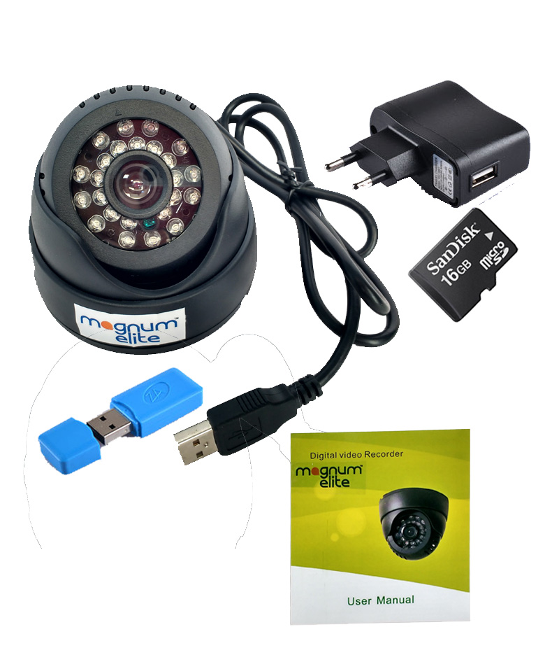 Buy Magnum Elite USB Interface Night Vision CCTV Camera with inbuilt