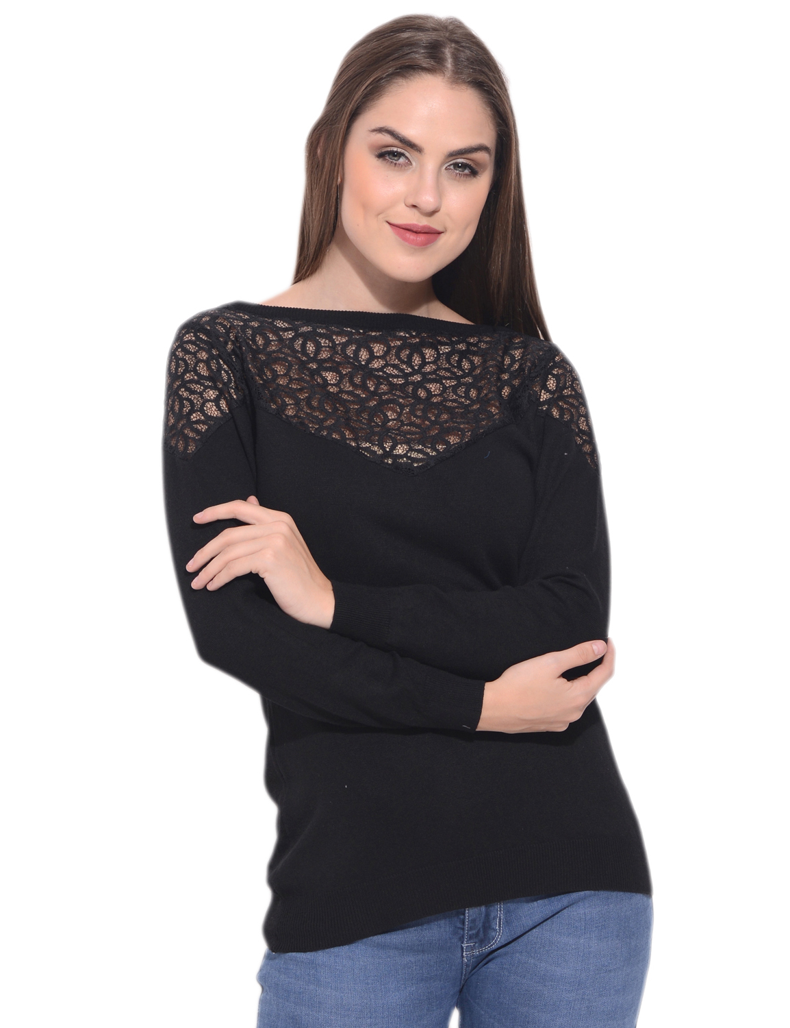 Buy Off white Viscose Sweaters pullover Online @ ₹1049 from ShopClues