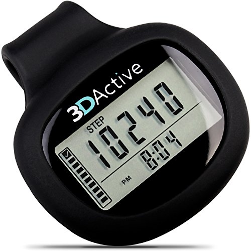 Buy 3DActive Small Walking 3D Pedometer Activity Fitness Tracker with ...