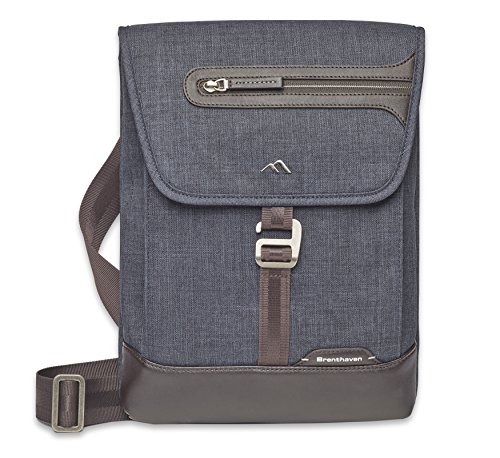 Buy Brenthaven Collins Vertical Messenger Bag Blue - 13 in MacBook ...
