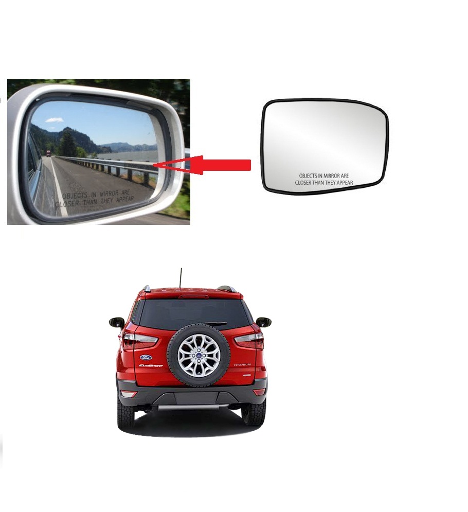 Buy Carsaaz Left Side SubMirror Plate for Ford Ecosport Online ₹840