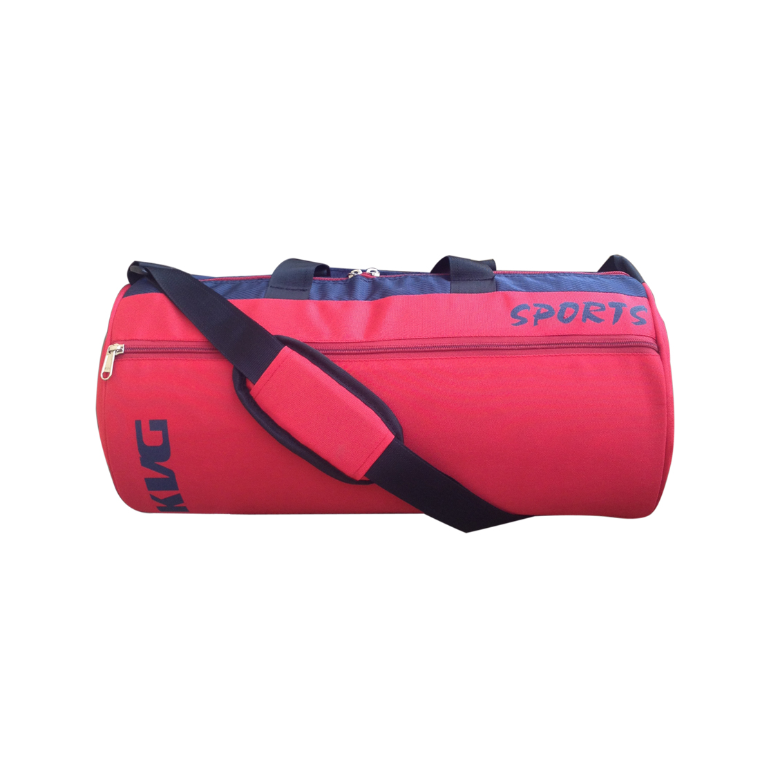 Buy Kvg Black Red Polyester Gym Bag Online @ ₹799 from ShopClues