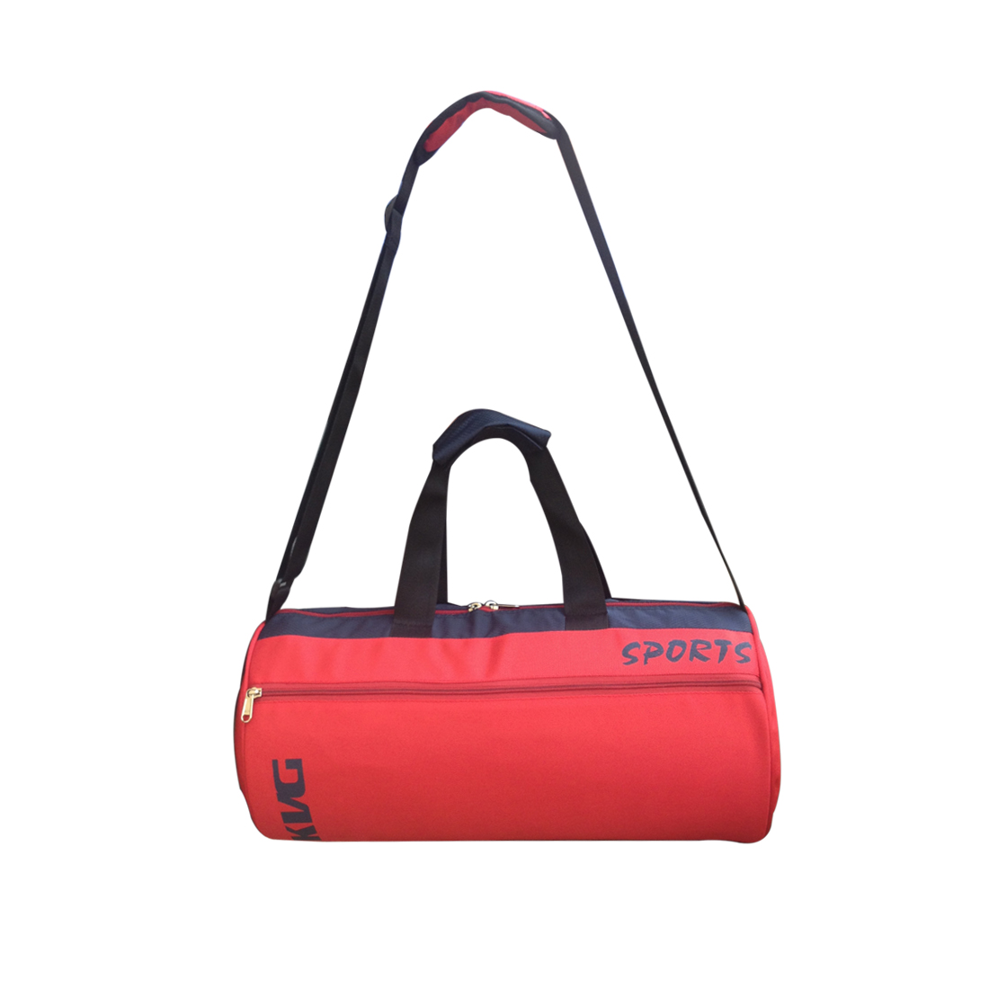 Buy Kvg Black Red Polyester Gym Bag Online @ ₹799 from ShopClues