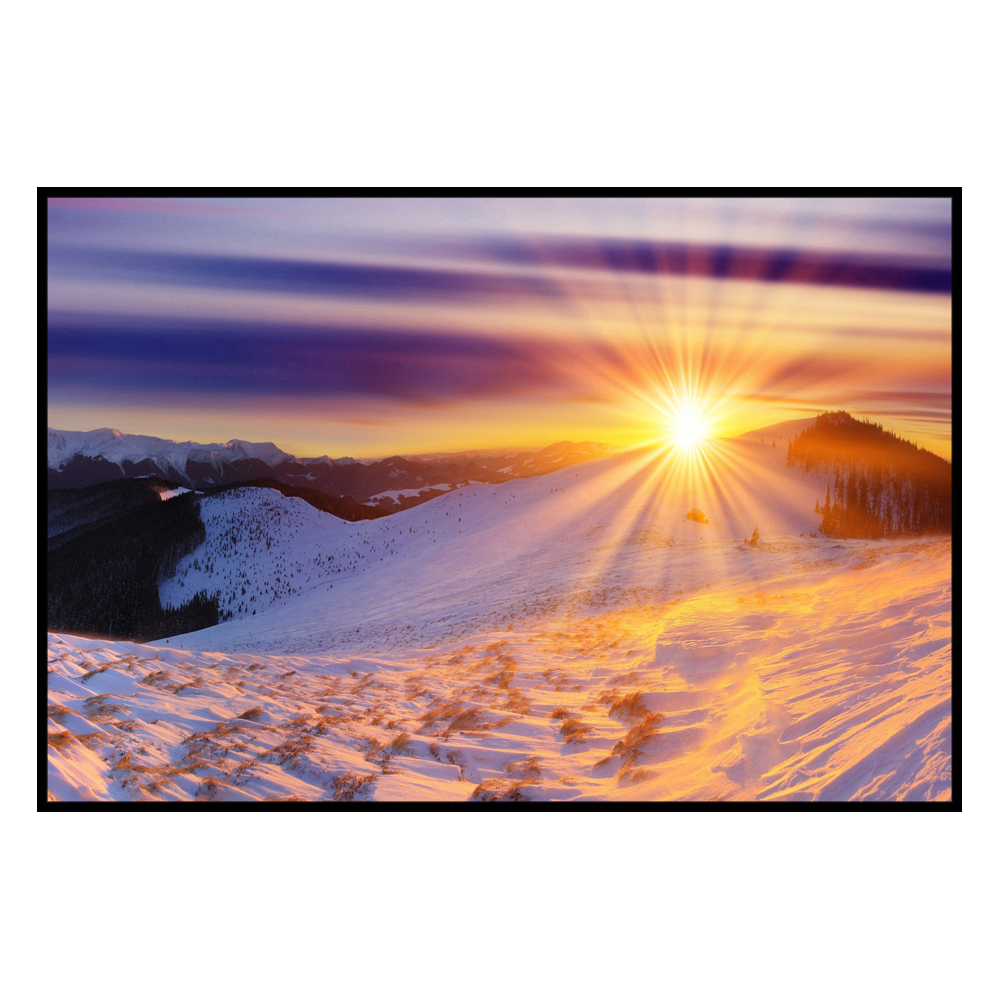 Buy Sunrise Wall Poster 18 inch x 12 inch Unframed Premium Paper Poster ...