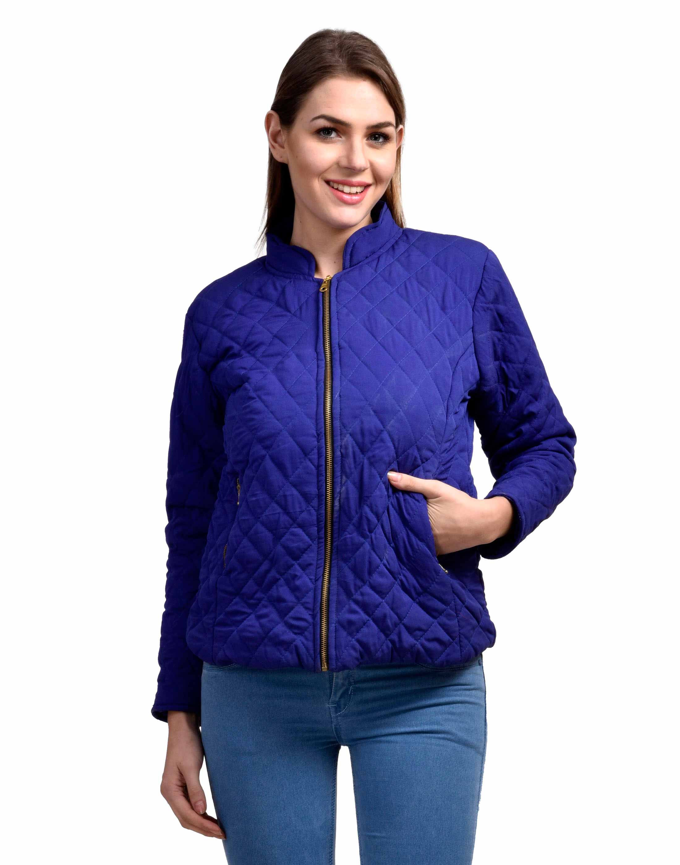 Buy Westrobe Women Royal Blue Full Sleeved Jacket Online @ ₹999 from ...