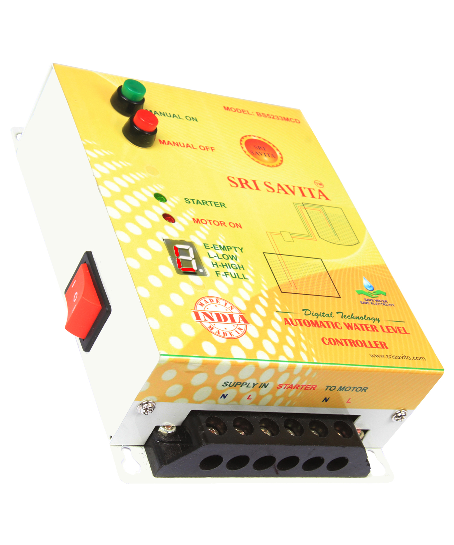 Buy Fully Automatic Water Level Controller BS5233MCD Online @ ₹2789 ...