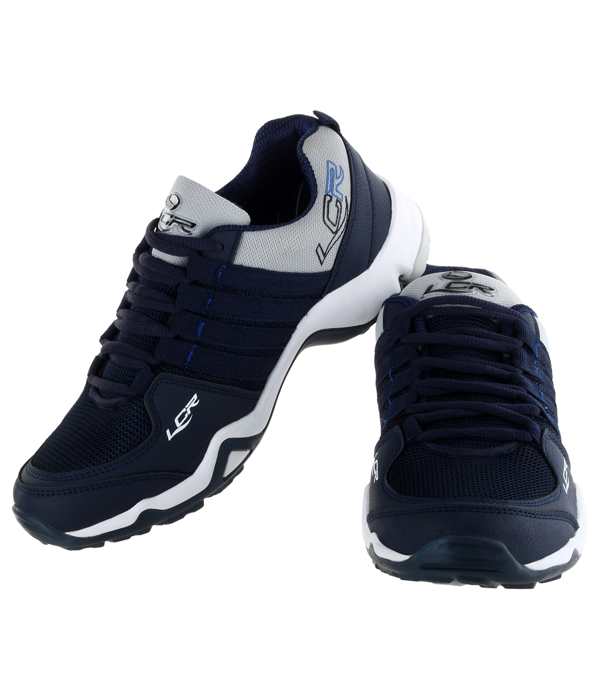 Buy Lancer Men's Blue Gray Sports Shoes Online @ ₹999 from ShopClues