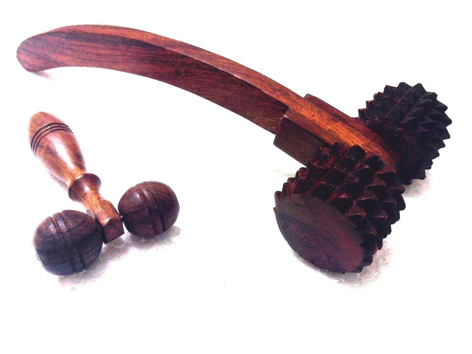 Buy Desi Karigar Wooden Body Massager With Free Face Massager Online ₹399 From Shopclues