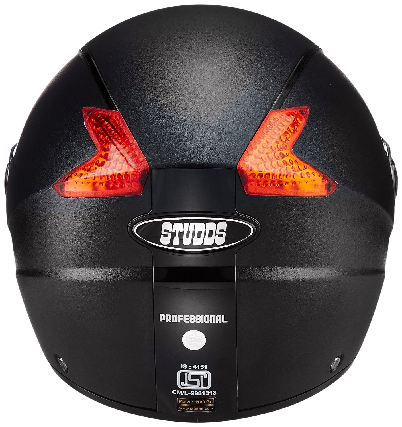 Buy Studds Professional Full Face Helmet (Black and Red , M) Online