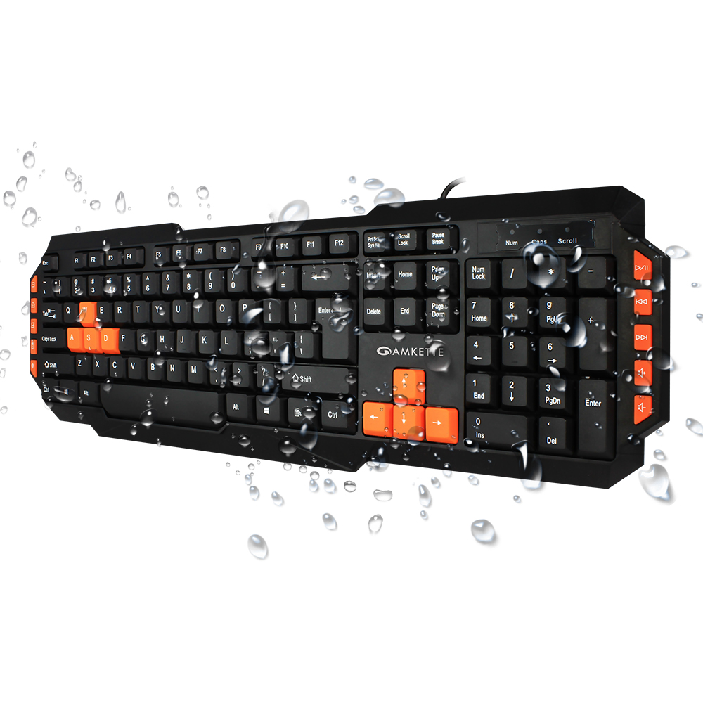 Buy Amkette Xcite Pro USB Keyboard and Mouse combo (Black) Online ₹599 from ShopClues