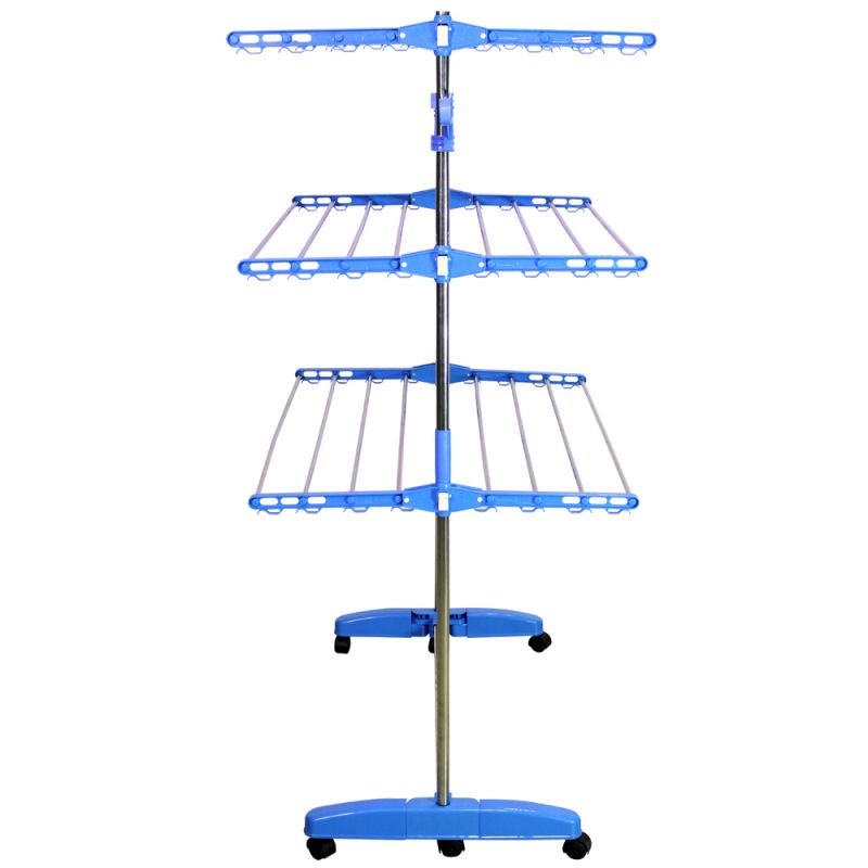 Buy ASP Stainless Steel Cloth Drying Stand 24 Rods, 3 Tier Foldable