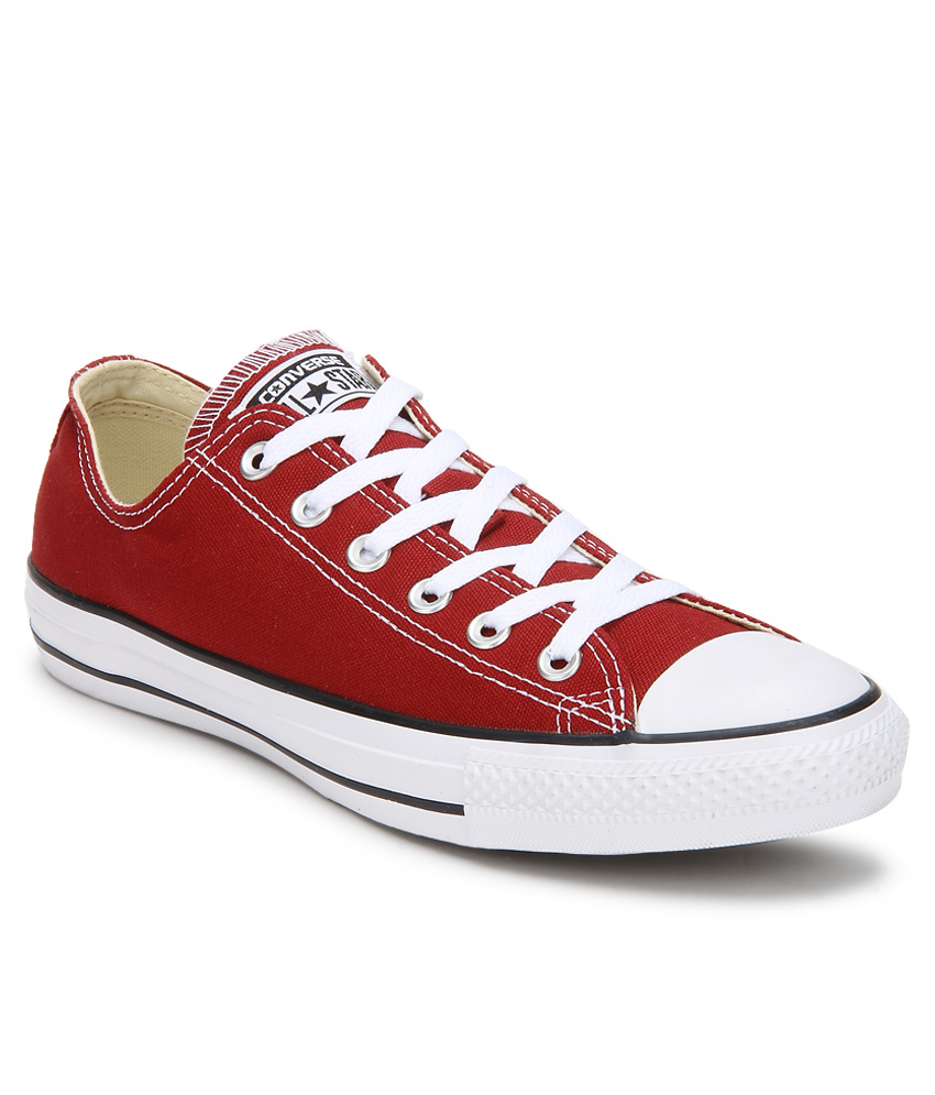 Buy Converse Men's Maroon Lace-up Sneaker Shoes Online @ ₹2499 from ...