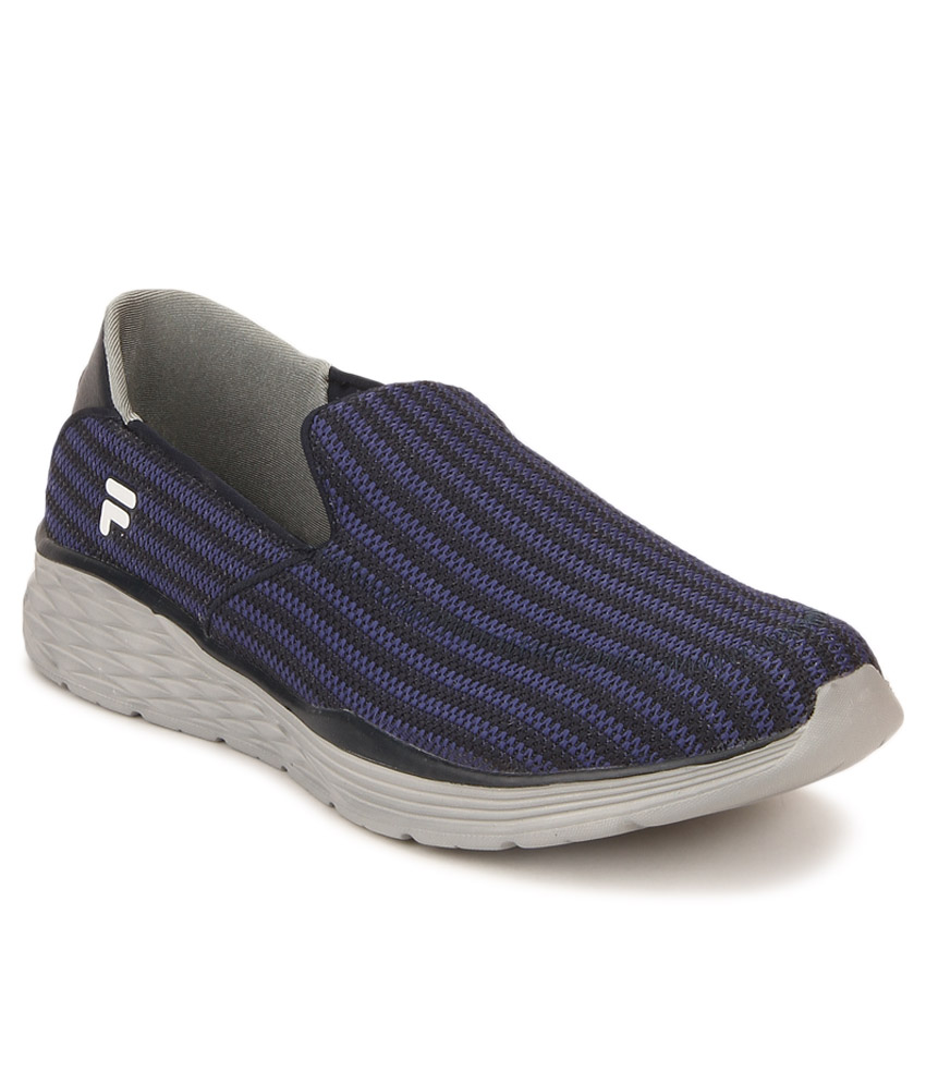 Buy Fila Erek Men's Navy,Gray Slip on Casual Shoes Online @ ₹3199 from ...
