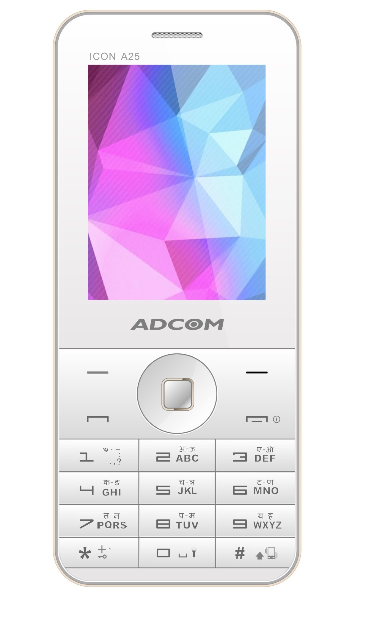 Buy ADCOM ICON A25 (White Gold) Online @ ₹1130 from ShopClues