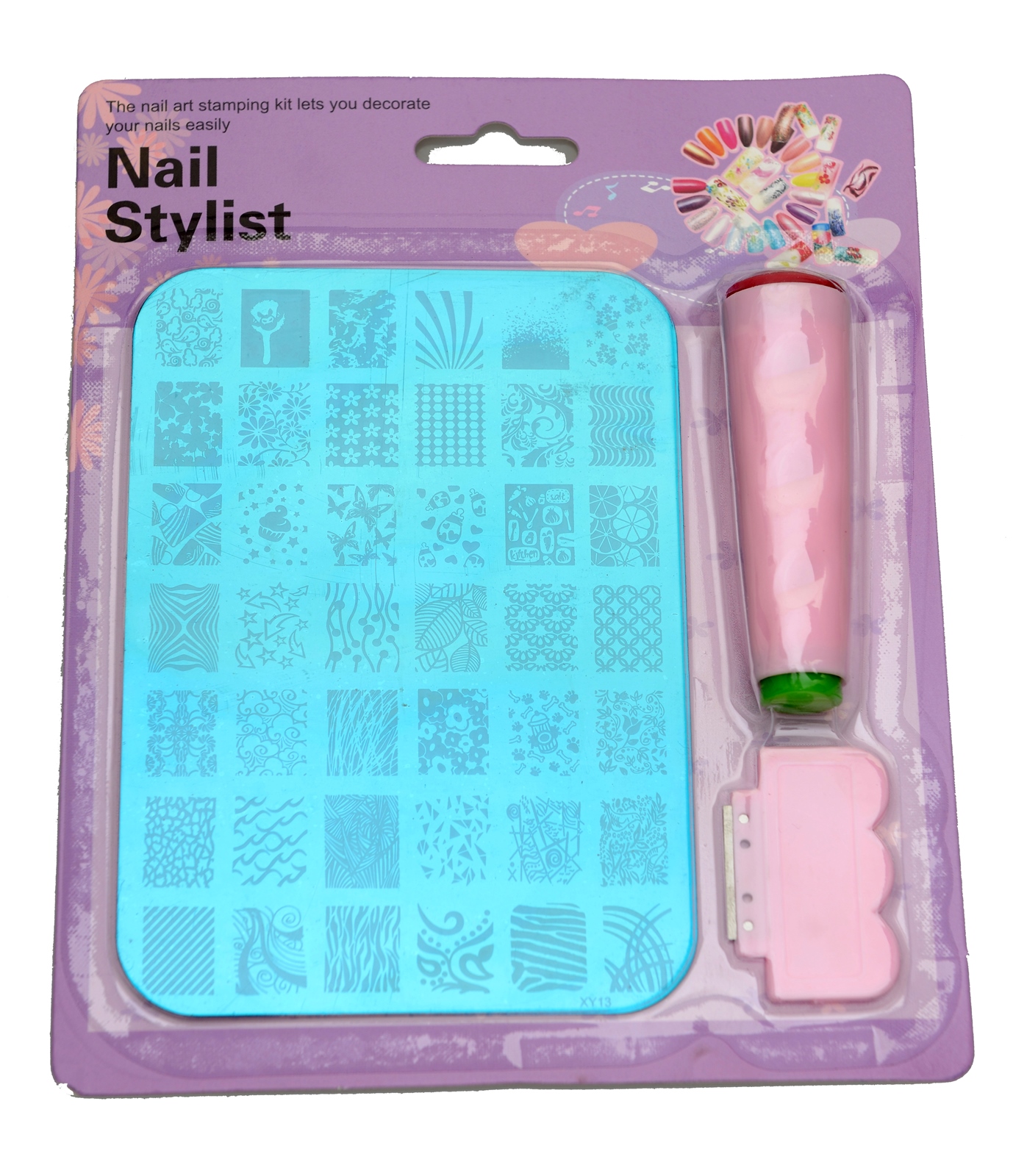 Buy Nail Art Stamping Kit Decoration Jumbo Image Plate Gift Girl Woman