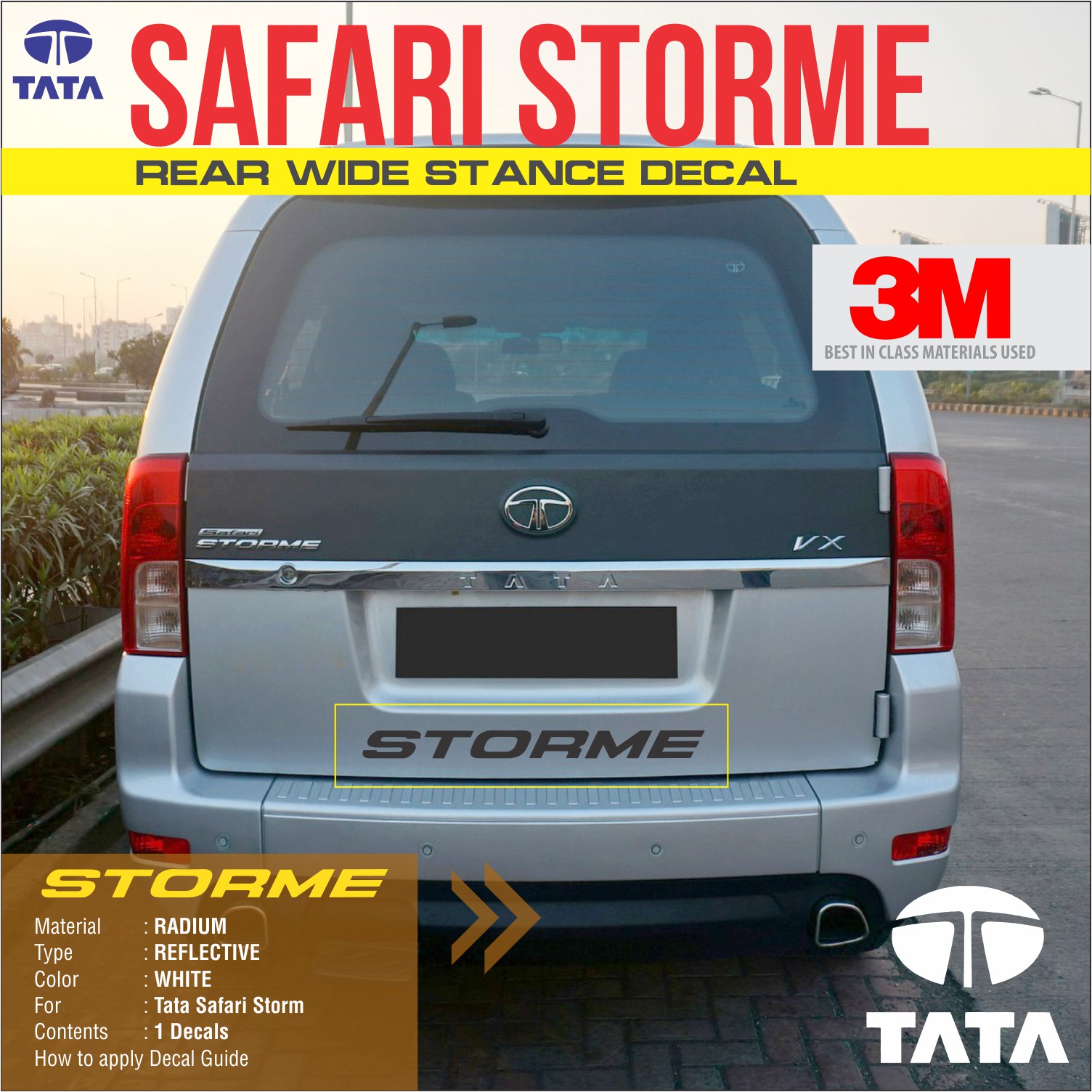 tata safari storme rear bumper price