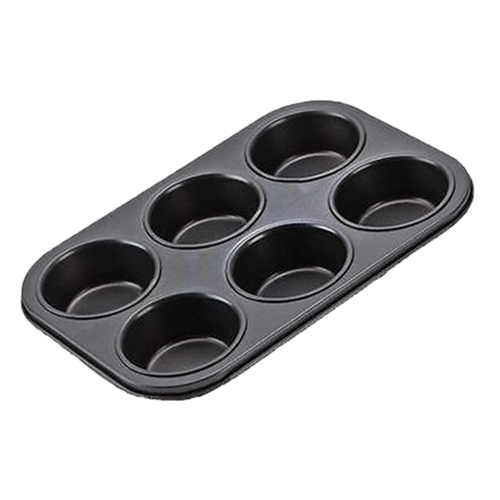 Buy Teflon coated Non stick 6 Cups Cupcake Baking tray Muffin tray ...