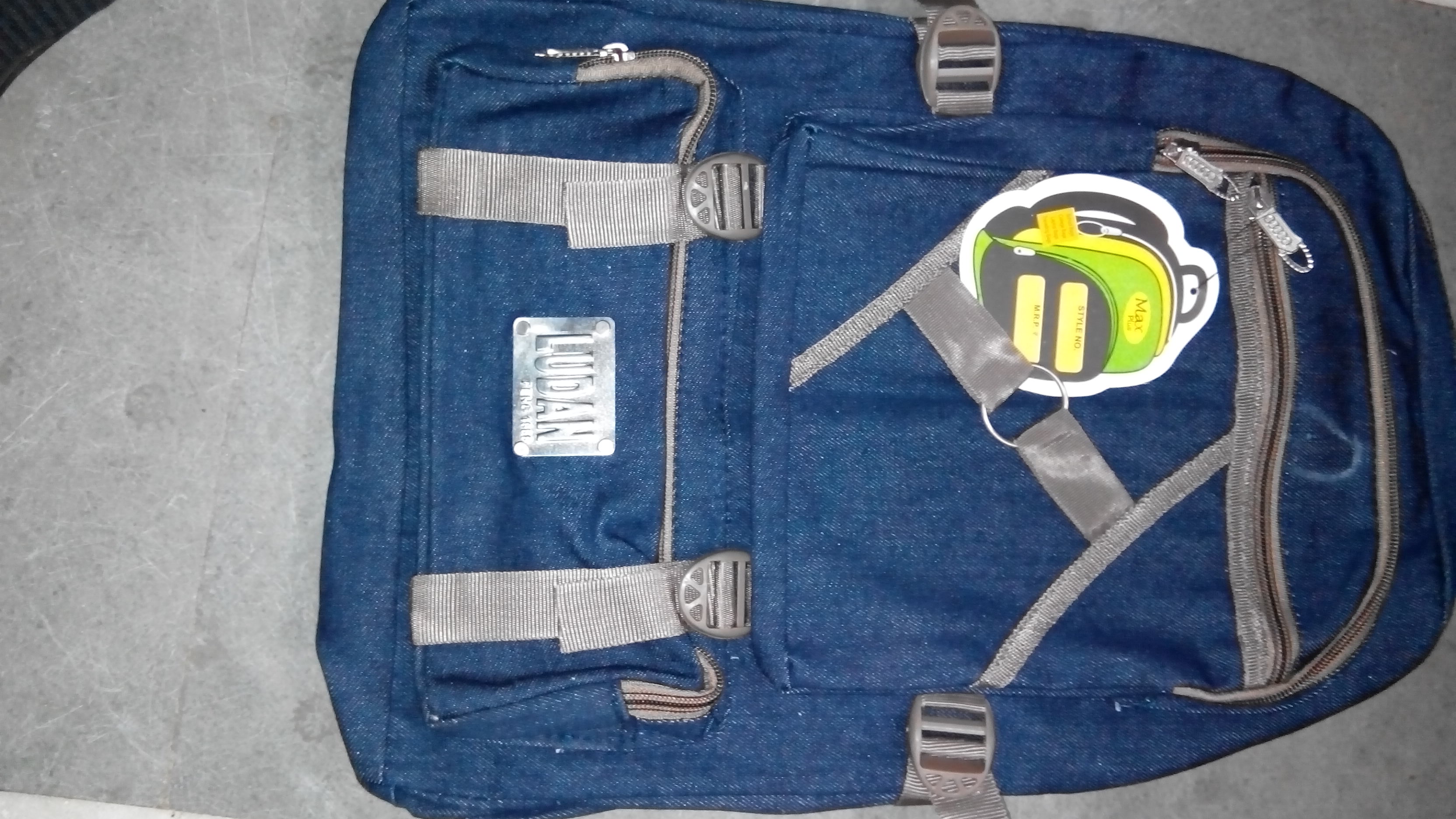 jeans school bag