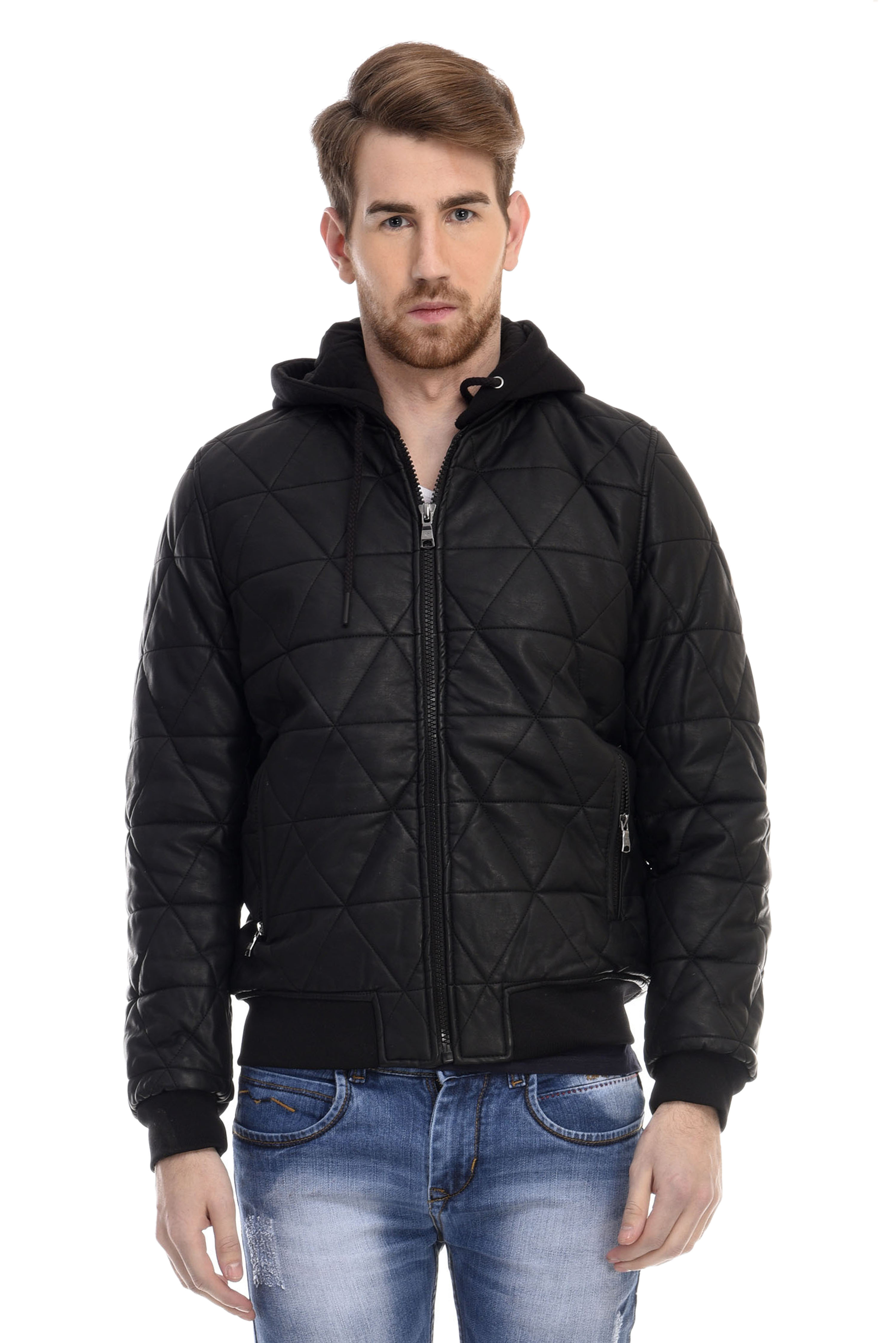 Buy Celio Black Long Sleeve Jacket For Men Online @ ₹2999 from ShopClues